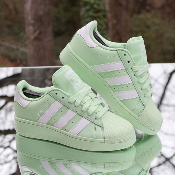 adidas Shoes - Adidas Superstar XLG Semi Green Spark